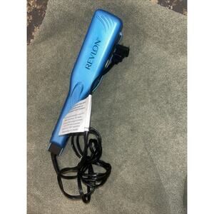 Revlon Flat Iron Hair Straightener Adjustable Switch BLUE Model RVST2031
